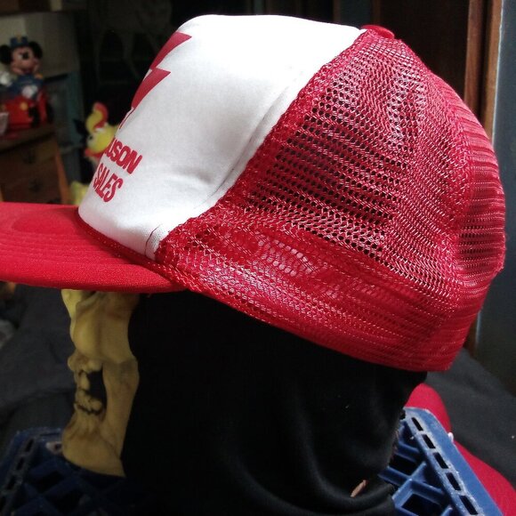 Deadstock Vintage Massey-Ferguson B&R Equipment Sales Snap Trucker Hat Cap - Picture 4 of 7